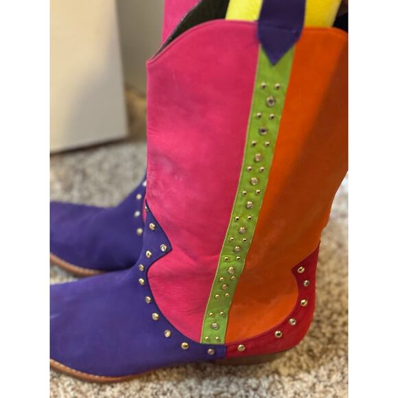 Vintage 1980's Zalo Cowboy boots size 9M - Picture 2 of 9